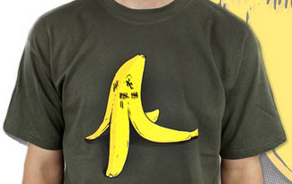 Banán zabiják khaki pánské tričko