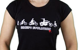 Bikers evolution dámské tričko