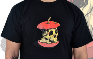 Dead Apple černé pánské tričko